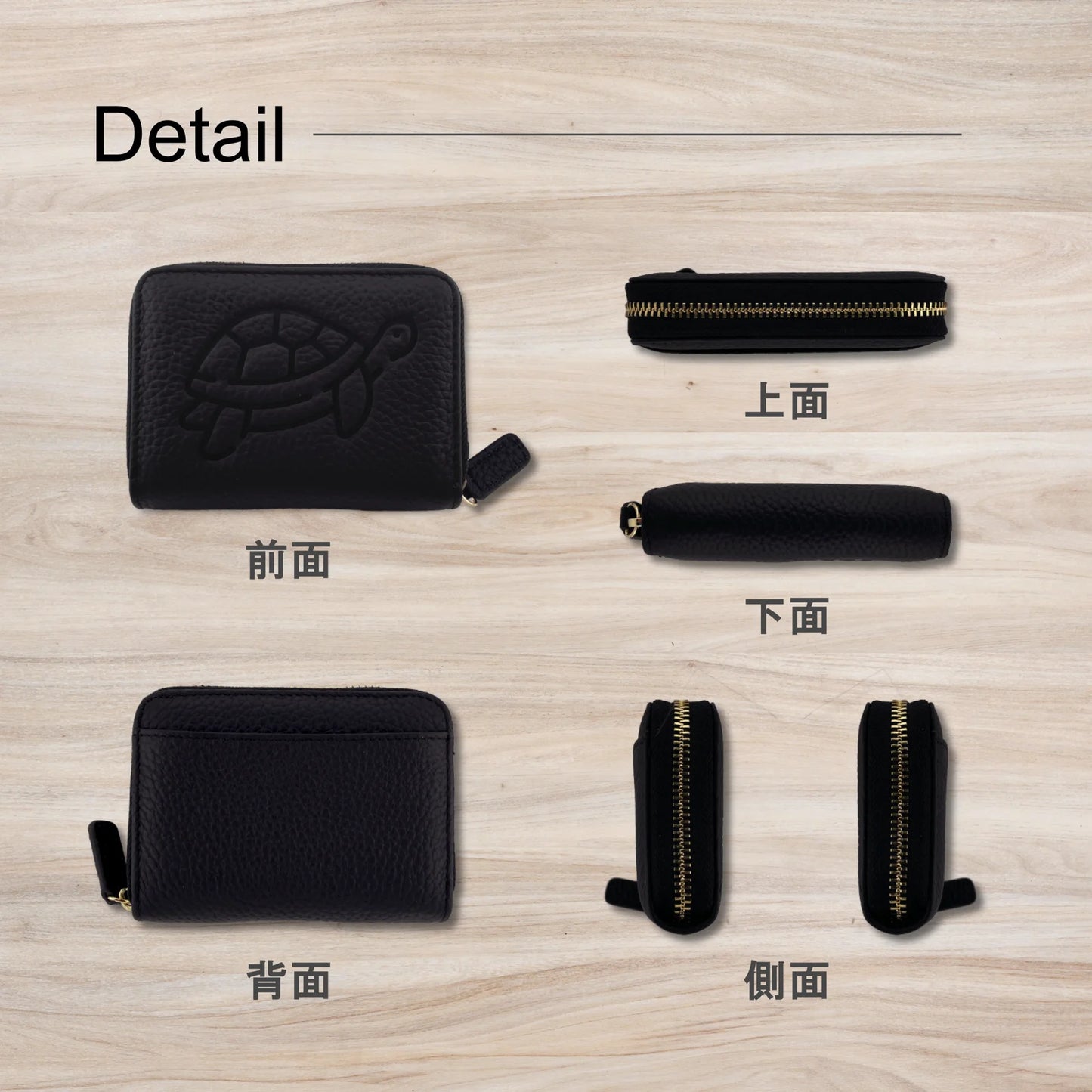 レビュー投稿ページ - Mini Leather Wallet [泳ぐかめ]