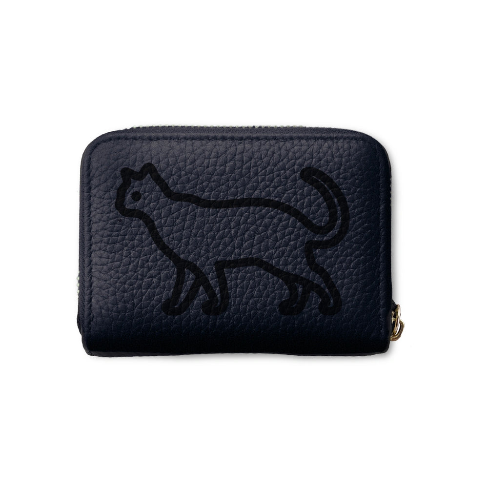 Mini Leather Wallet [ねこ]