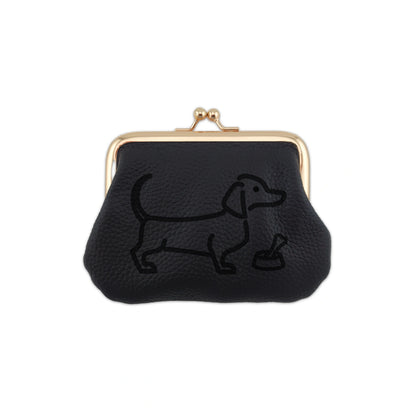 Simple Leather Multi Case “GAMAGUCHI” [ミニチュアダックス]