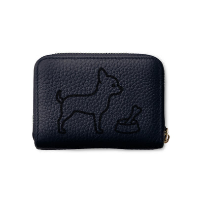 Mini Leather Wallet [チワワ]