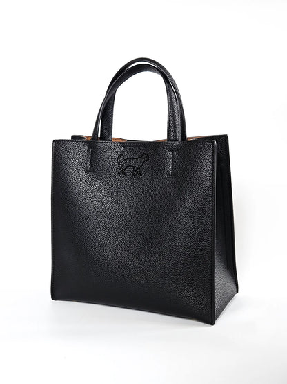 【受注生産】Leather Handbag [ねこ]