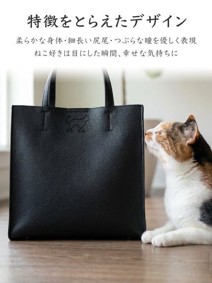【受注生産】Leather Handbag [ねこ]