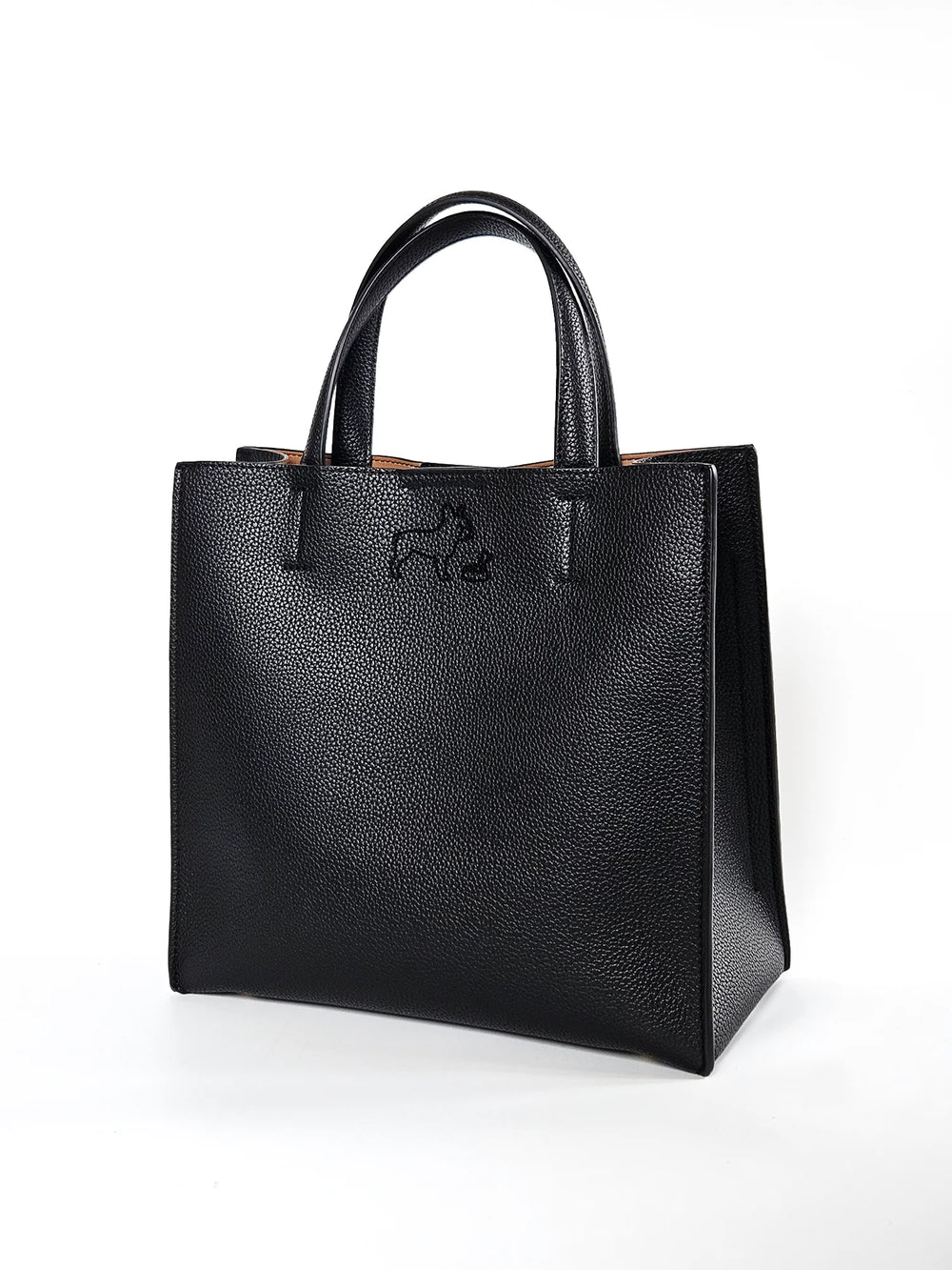 【受注生産】Leather Handbag [フレンチブルドッグ]