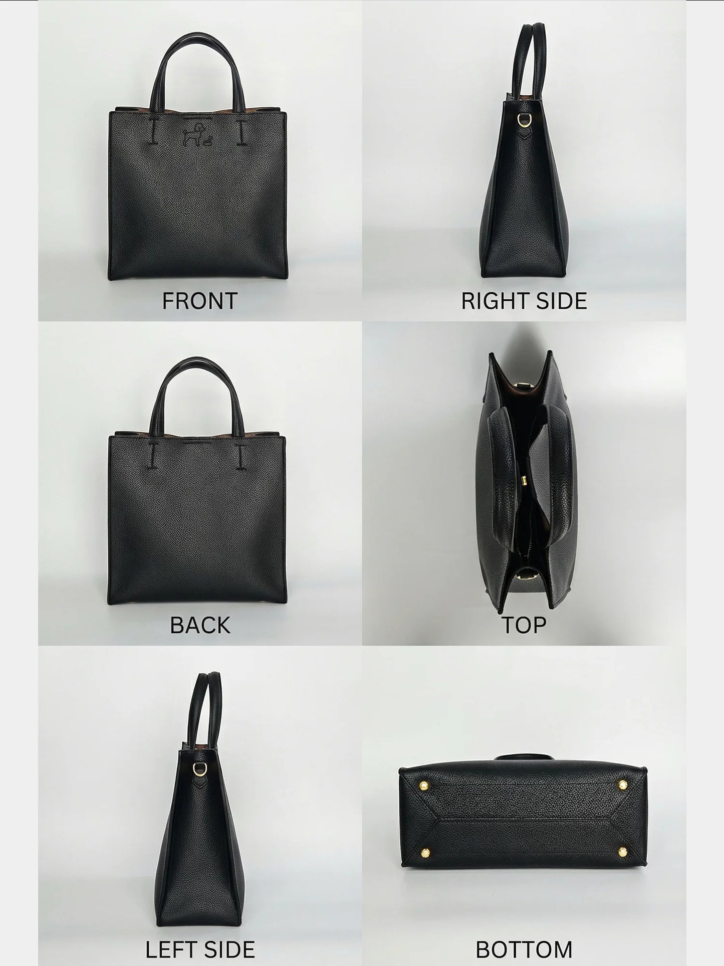 【受注生産】Leather Handbag [トイプードル]