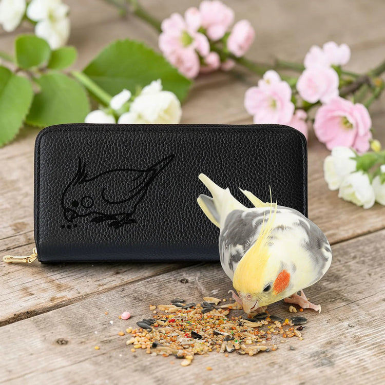 オカメインコの長財布