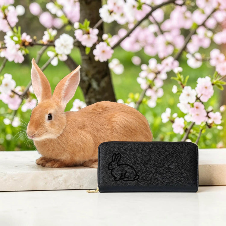 うさぎの長財布