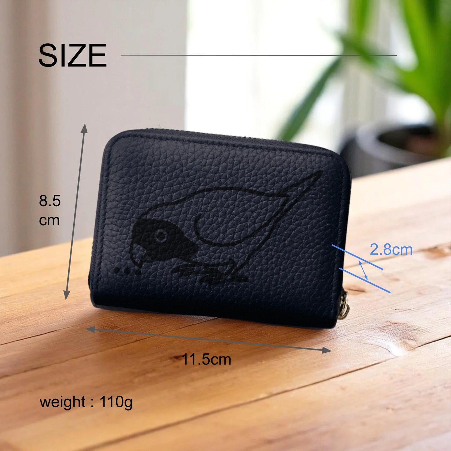 Mini Leather Wallet [コザクラインコ]