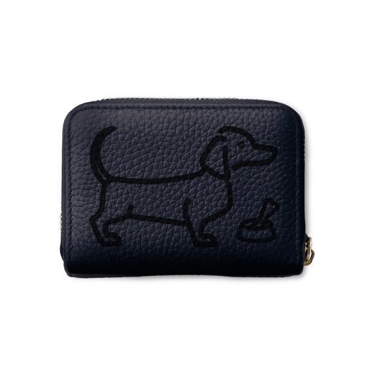 ミニチュアダックス 財布 本革 ミニ