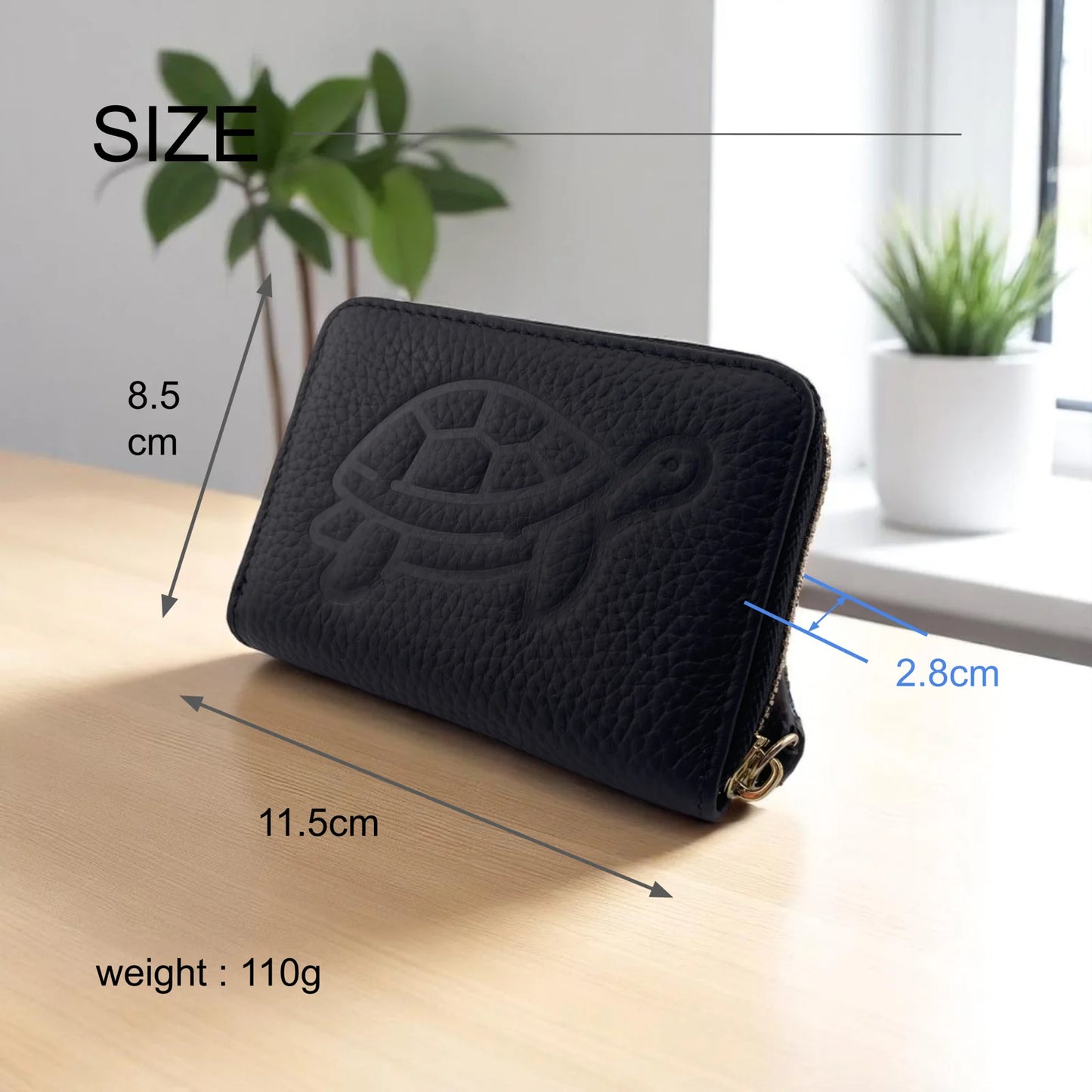 レビュー投稿ページ - Mini Leather Wallet [泳ぐかめ]