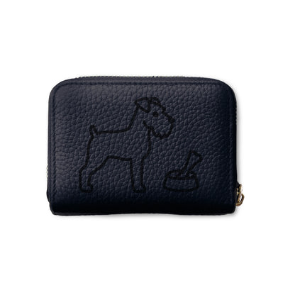Mini Leather Wallet [ミニチュアシュナウザー]