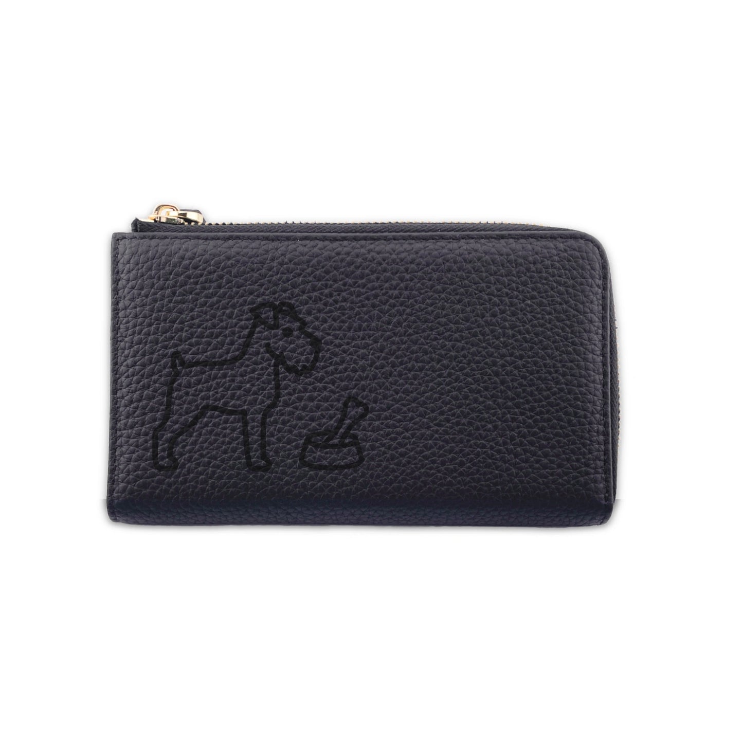 Long Leather Wallet [ミニチュアシュナウザー]