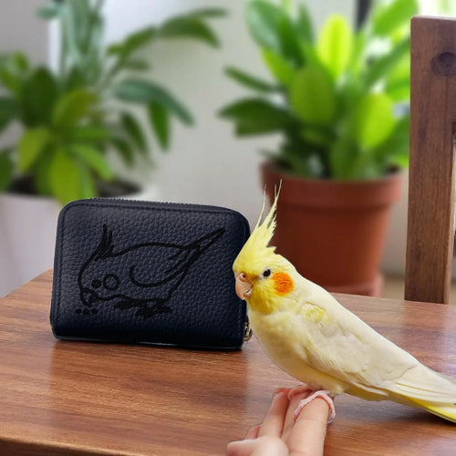 オカメインコのミニ財布