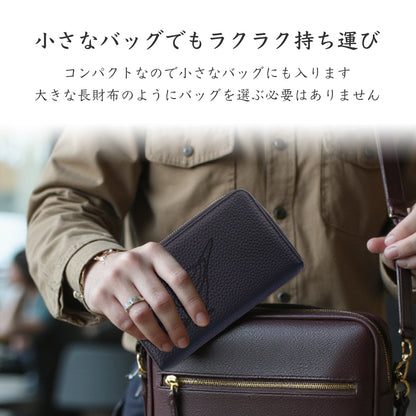 オカメインコ 長財布 本革