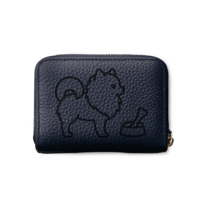 Mini Leather Wallet [ポメラニアン]