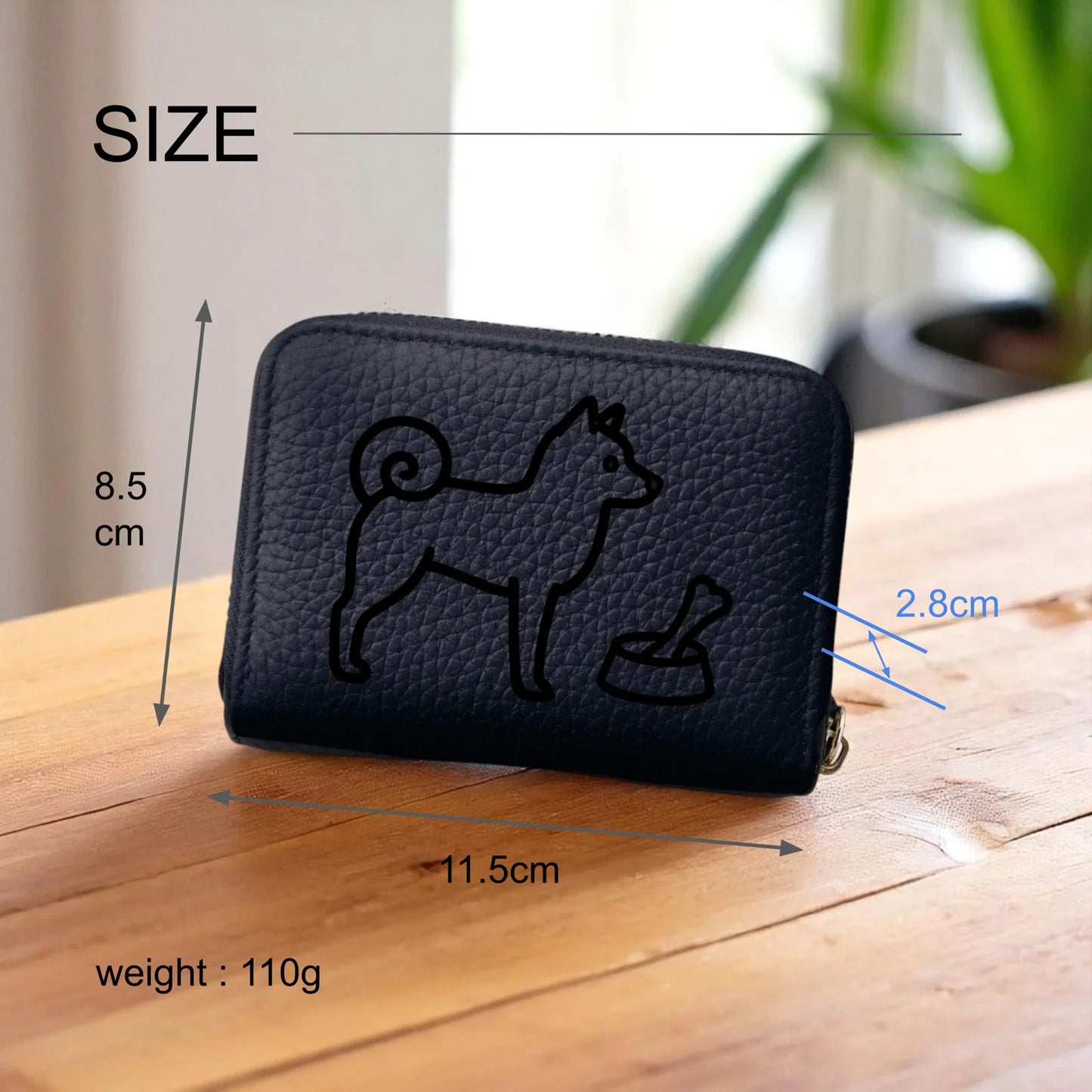Mini Leather Wallet [柴犬]