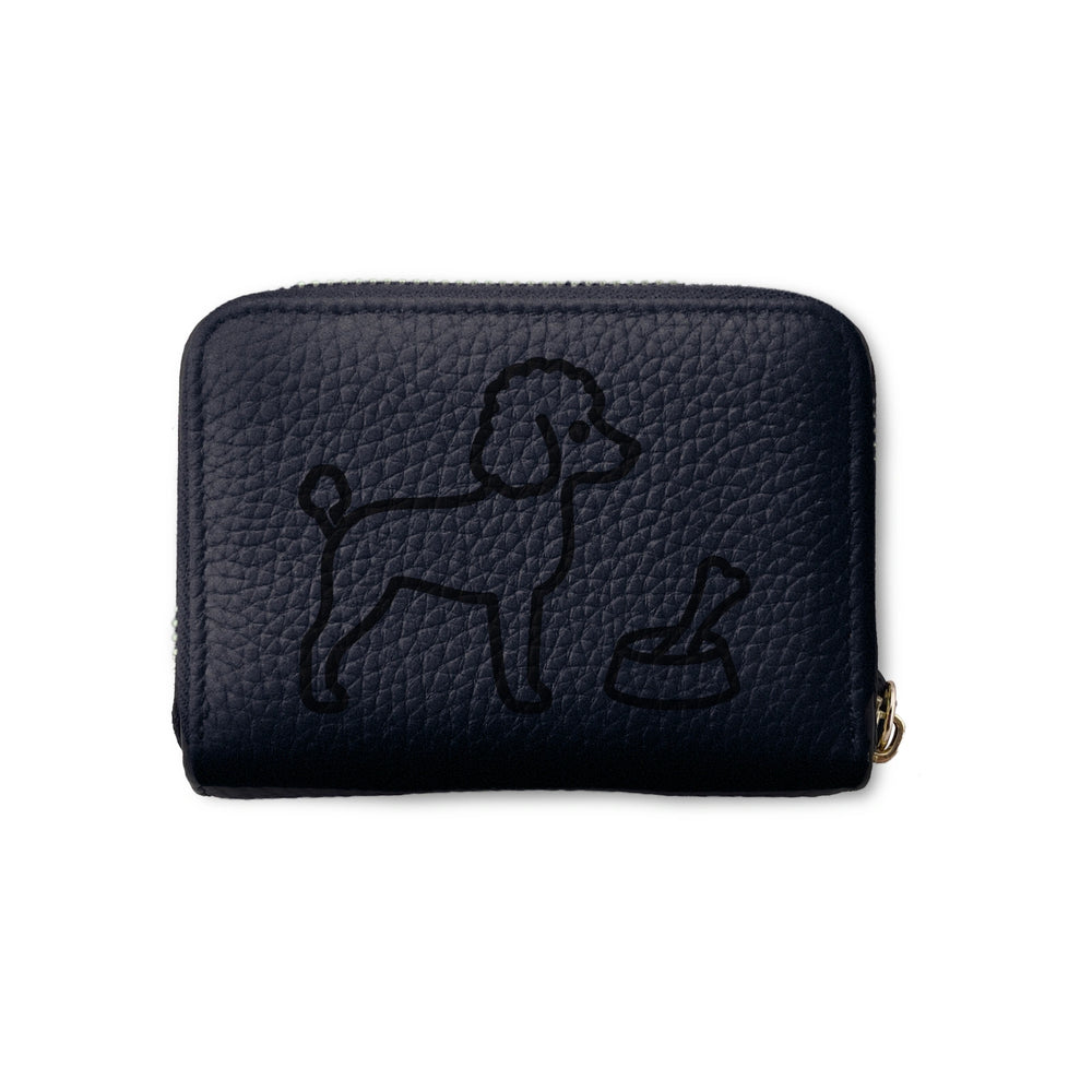 トイプードル ミニ財布 本革