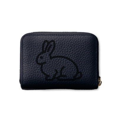 Mini Leather Wallet [うさぎ]